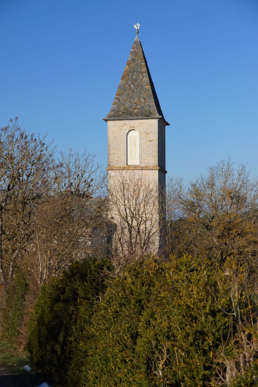 Clocher de l'église de la Tieule