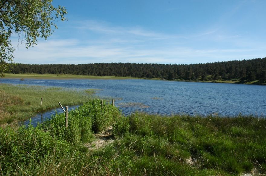 Etang de Barrandon depuis le refuge