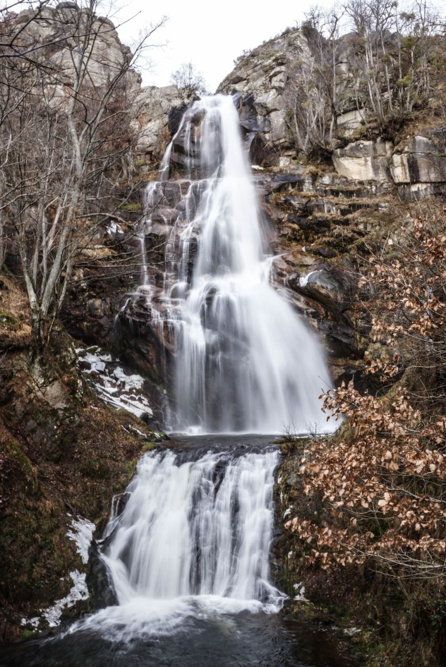 Cascade de Runes en janvier