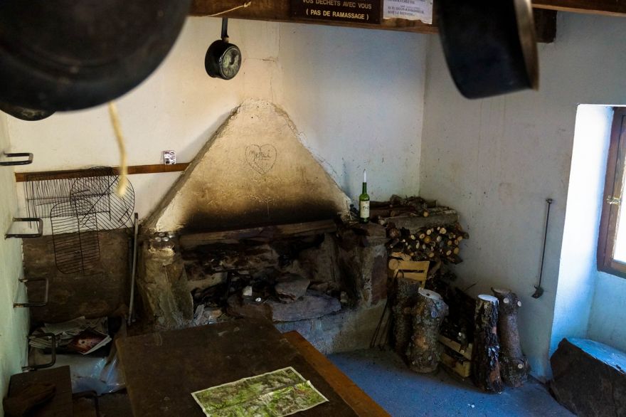 Intérieur du chalet de l'Aigle