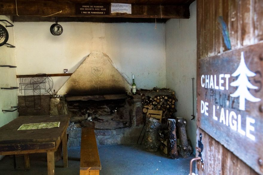 Entrée du chalet de l'Aigle